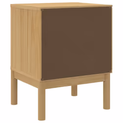 vidaXL Bedside Cabinet Nightstand Side Table Bed Side Cabinet Solid Wood Pine - wax brown - Additional view 6