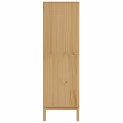 vidaXL Wardrobe Closet Clothes Organiser Storage Cupboard Solid Wood Pine - wax brown - Additional view 5