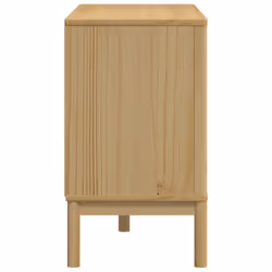 vidaXL Chest of Drawers Hall Storage Drawer Cabinet Wax Brown Solid Wood Pine - Additional view 5