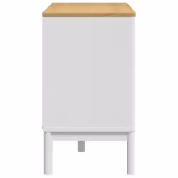 vidaXL Chest of Drawers Storage Drawers Cabinet Sideboard Solid Wood Pine - white - Additional view 5