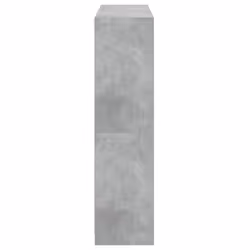 vidaXL Bookcase with Doors Bookshelf Rack Cabinet Sonoma Oak Engineered Wood - concrete grey - Additional view 7