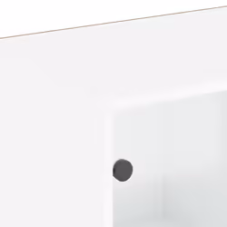 vidaXL Bookcase with Doors Bookshelf Cabinet Highboard White Engineered Wood - Additional view 8