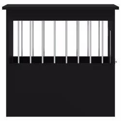 vidaXL Dog Crate Furniture Pet Doghouse Dog Kennel Dog Cage Engineered Wood - black, 45 x 62 x 59 cm - Additional view 7