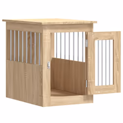 vidaXL Dog Crate Furniture Pet Doghouse Dog Kennel Dog Cage Engineered Wood - sonoma oak, 45 x 62 x 59 cm - Additional view 5