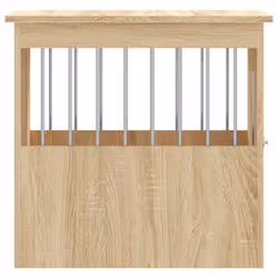 vidaXL Dog Crate Furniture Pet Doghouse Dog Kennel Dog Cage Engineered Wood - sonoma oak, 45 x 62 x 59 cm - Additional view 7