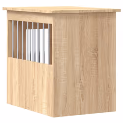 vidaXL Dog Crate Furniture Pet Doghouse Dog Kennel Dog Cage Engineered Wood - sonoma oak, 45 x 62 x 59 cm - Additional view 8