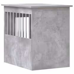 vidaXL Dog Crate Furniture Pet Doghouse Dog Kennel Dog Cage Engineered Wood - concrete grey, 45 x 62 x 59 cm - Additional view 8