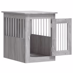 vidaXL Dog Crate Furniture Doghouse Dog Kennel Grey Sonoma Engineered Wood - Additional view 5