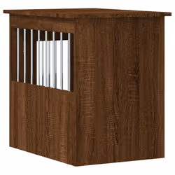 vidaXL Dog Crate Furniture Pet Doghouse Dog Kennel Dog Cage Engineered Wood - brown oak, 45 x 62 x 59 cm - Additional view 8