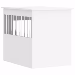 vidaXL Dog Crate Furniture Pet Doghouse Dog Kennel Dog Cage Engineered Wood - white, 55 x 75 x 65 cm - Additional view 8