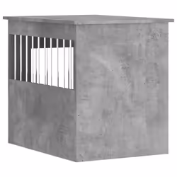 vidaXL Dog Crate Furniture Pet Doghouse Dog Kennel Dog Cage Engineered Wood - concrete grey, 55 x 75 x 65 cm - Additional view 8