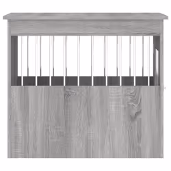 vidaXL Dog Crate Furniture Pet Doghouse Dog Kennel Dog Cage Engineered Wood - grey sonoma, 55 x 75 x 65 cm - Additional view 7