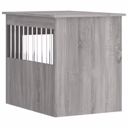 vidaXL Dog Crate Furniture Pet Doghouse Dog Kennel Dog Cage Engineered Wood - grey sonoma, 55 x 75 x 65 cm - Additional view 8