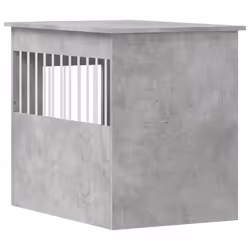 vidaXL Dog Crate Furniture Pet Doghouse Dog Kennel Dog Cage Engineered Wood - concrete grey, 55 x 80 x 68 cm - Additional view 8