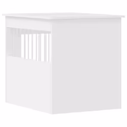 vidaXL Dog Crate Furniture Pet Doghouse Dog Kennel Dog Cage Engineered Wood - white, 64.5 x 80 x 71 cm - Additional view 8