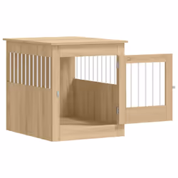 vidaXL Dog Crate Furniture Pet Doghouse Dog Kennel Dog Cage Engineered Wood - sonoma oak, 64.5 x 80 x 71 cm - Additional view 5