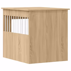 vidaXL Dog Crate Furniture Pet Doghouse Dog Kennel Dog Cage Engineered Wood - sonoma oak, 64.5 x 80 x 71 cm - Additional view 8