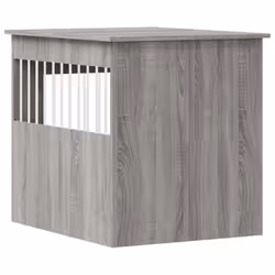 vidaXL Dog Crate Furniture Pet Doghouse Dog Kennel Dog Cage Engineered Wood - grey sonoma, 64.5 x 80 x 71 cm - Additional view 8