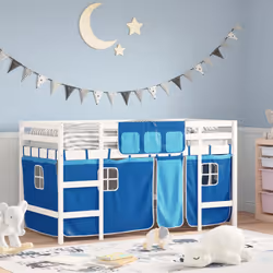 VidaXL 3206959 kids bed Blue Polyester