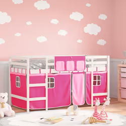 VidaXL 3206969 kids bed Pink Polyester