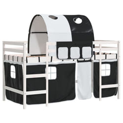 VidaXL 3206994 kids bed Black, White Polyester