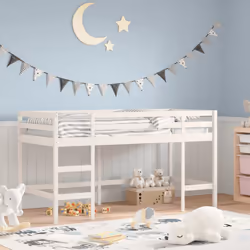 VidaXL 835896 kids bed White Wood