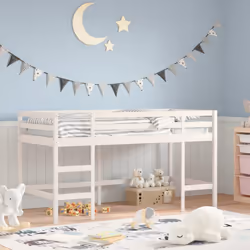 VidaXL 835899 kids bed White Wood