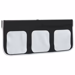 vidaXL Curtains for Loft Bed with Tunnel and Tower Blackout Bed Tent Canopy - white and black - Additional view 10