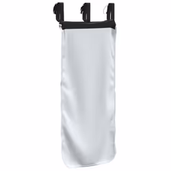 vidaXL Curtains for Loft Bed with Tunnel and Tower Blackout Bed Tent Canopy - white and black - Additional view 9
