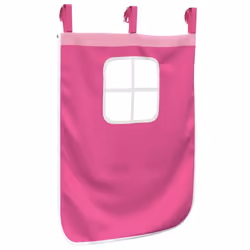 vidaXL Curtains for Loft Bed with Tunnel and Tower Blackout Bed Tent Canopy - pink - Additional view 8