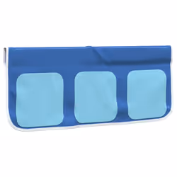 vidaXL Curtains for Loft Bed with Tower Privacy Blackout Bed Canopy Polyester - blue - Additional view 10