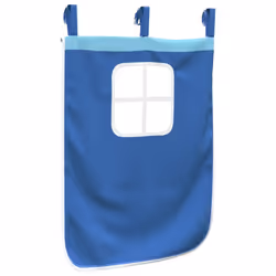 vidaXL Curtains for Loft Bed with Tower Privacy Blackout Bed Canopy Polyester - blue - Additional view 8