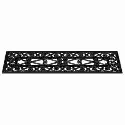 vidaXL Stair Treads Outdoor Step Mat Door Mat Anti Slip Tread Mat 10pcs Rubber - Additional view 4