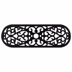 vidaXL Stair Treads Outdoor Step Mat Door Mat Anti Slip Tread Mat 10pcs Rubber - Additional view 5