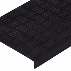 vidaXL Stair Treads Outdoor Step Mat Door Mat Anti Slip Tread Mat 5 pcs Rubber - Additional view 5