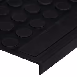 vidaXL Stair Treads Outdoor Step Mat Door Mat Anti Slip Tread Mat 10pcs Rubber - Additional view 5