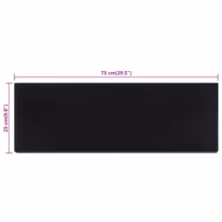 vidaXL Stair Treads Outdoor Step Mat Door Mat Anti Slip Tread Mat 10pcs Rubber
