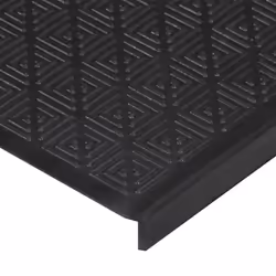 vidaXL Stair Treads Outdoor Step Mat Door Mat Anti Slip Tread Mat 10pcs Rubber - Additional view 5