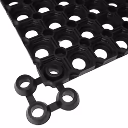 vidaXL Mats Doormat Anti Slip Bath Mat Entrance Doormat Floor Carpet Rubber - 16 mm/40 x 60 cm
