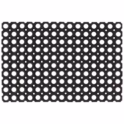 vidaXL Mats Doormat Anti Slip Bath Mat Entrance Doormat Floor Carpet Rubber - 22 mm/60 x 80 cm