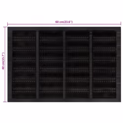 vidaXL Door Mat Floor Mat Entrance Mat Doormat Rectangular Rubber and Coir - Additional view 5