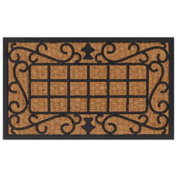 vidaXL Door Mat Floor Mat Entrance Mat Doormat Rectangular Rubber and Coir