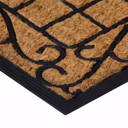 vidaXL Door Mat Floor Mat Entrance Mat Doormat Rectangular Rubber and Coir