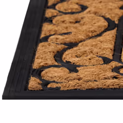 vidaXL Door Mat Floor Mat Entrance Mat Doormat Rectangular Rubber and Coir - Additional view 4