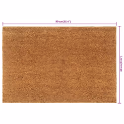 vidaXL Door Mat Floor Mat Indoor Entrance Mat Rug Doormat Natural Tufted Coir