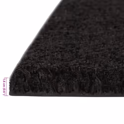 vidaXL Door Mats Floor Mat Outdoor Entrance Doormat 5 pcs Black Tufted Coir - Additional view 4