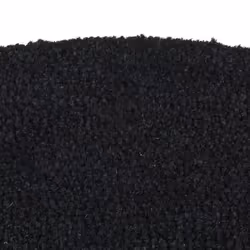 vidaXL Door Mat Floor Mat Entrance Mat Doormat Black Half Round Tufted Coir