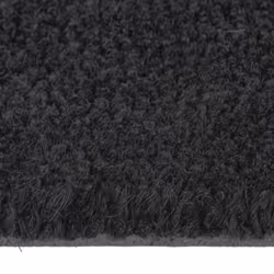 vidaXL Door Mat Floor Mat Indoor Entrance Mat Rug Doormat Black Tufted Coir - Additional view 4