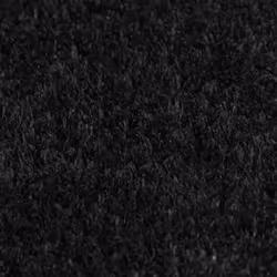vidaXL Door Mat Floor Mat Indoor Outdoor Entrance Doormat Black Tufted Coir
