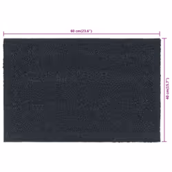 vidaXL Door Mats Floor Mat Indoor Entrance Mat 5 pcs Dark Grey Tufted Coir